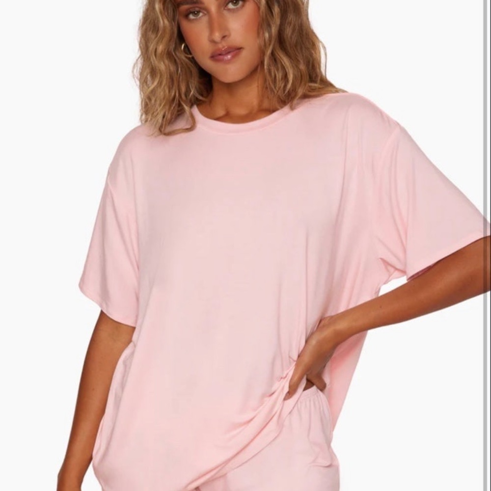 SET SLEEP OVERSIZED BOYFRIEND SLEEP TEE in FLING